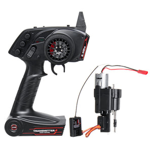 WPL 3CH Radio Transmitter And Speed Change Gear Box For B1 B24 B16 B36 C24 1/16 4WD 6WD Rc Car