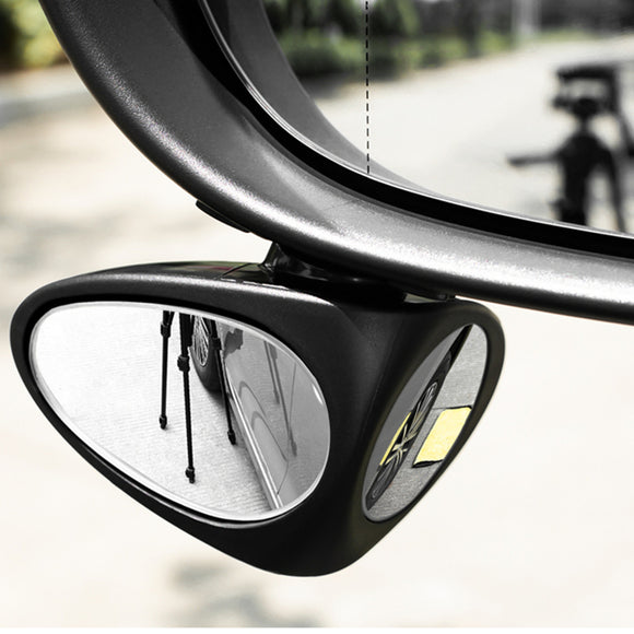 3R Car Double Side Blind Spot Rearview Mirror HD 360 Wide Angle Reversing Auxiliary Mirror