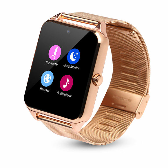 Bakeey 1.54 Inch IPS 2.5D Touch Screen GSM 32GB TFCard Support Sleep Monitor Locial SMS Watch Phone