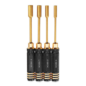 YZ-028 4pcs 4.0/5.5/7.0/8.0mm Hexagonal Titanium Screwdriver Tool Set For RC Model