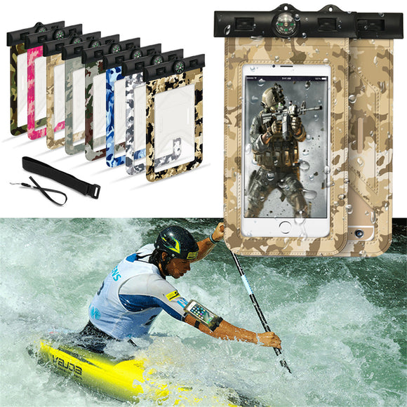 Universal Sport Screen Touch Waterproof Lanyard Bag Arm Band for Xiaomi Mobile Phone Under 6 inch