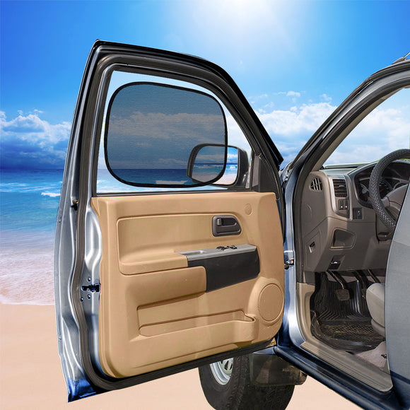 4Pcs 50x30cm Car Electrostatic Adsorption Window Shade Wind Shield Visor Car Sunshades Sunscreen