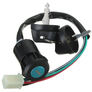 4 Wires 2 Ignition Keys Switch 50 70 90 110 125cc Fit Chinese ATV Go Kart