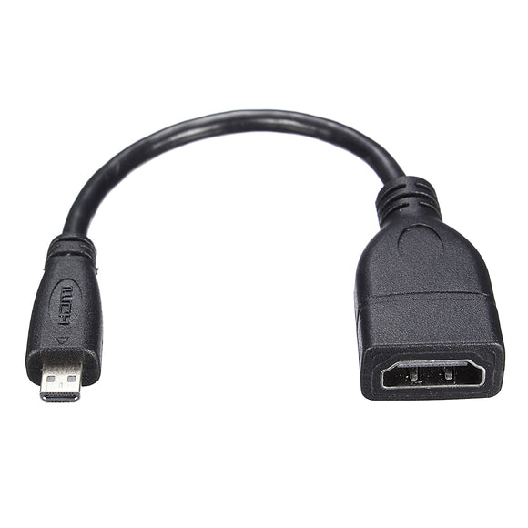 Micro HD D Type Male to HD A Type Female Adapter Connector Cable