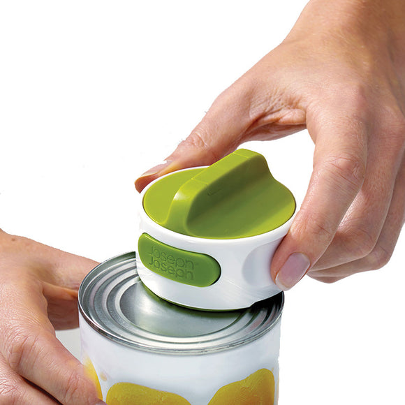 Can Opener Easy Twist Release Portable Space Saving Manual Stainless Steel Rotation Opening Tools