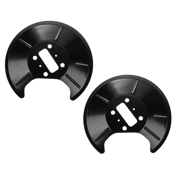 2Pcs Car Black Rear Brake Disc Splash Shield Pairs For Ford Fiesta V  Focus