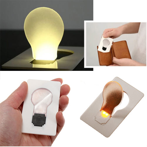IPRee Outdoor EDC LED Card Light Pocket Lamp Purse Wallet Emergency Light