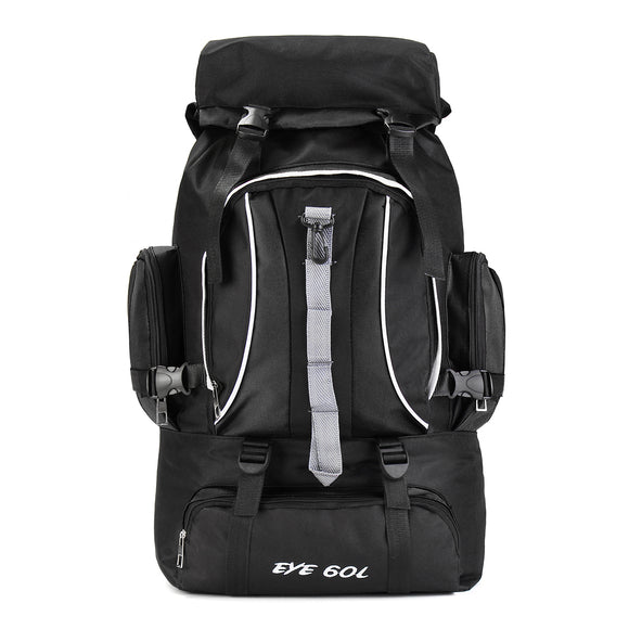 60L Outdoor Camping Hiking Backpack Sports Travel Waterproof Rucksack Large Bag