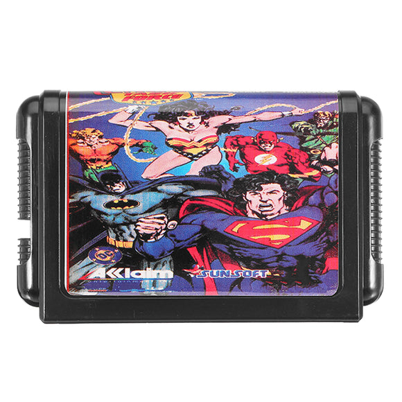 16bit Justice League Task Force Cartridge for Sega Game Console