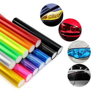 40cmX1.2m Car Light Film Headlight Taillight Cover Tint Vinyl Sticker Decoration Decal