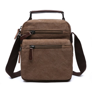 Canvas Multifunctional Men Handbag Casual Cycling Hiking Crossbody Bag