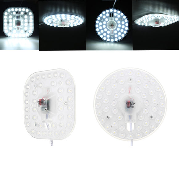 18W 24W Round Square Pcb Board LED Module Pure White Retrofit Replace Ceiling Lamp AC165-265V