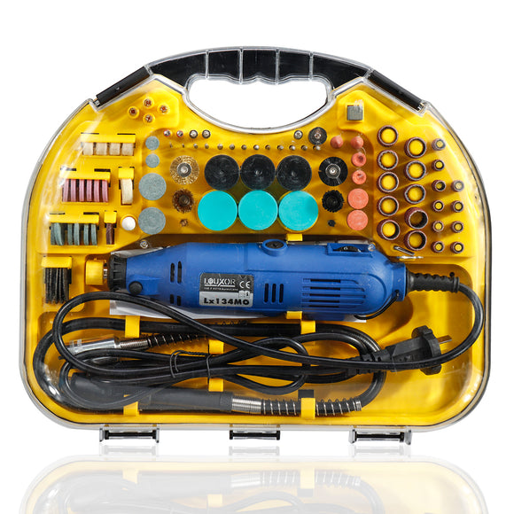 209 in 1 220V Portable Rotary Tool Mini Electric Drill Grinder Set with Storage Case