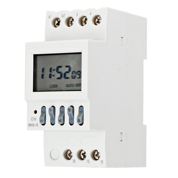 NKG-3 Timer Latitude Longitude Rail Street Lamp Controller Programmable Digital Time Switch Relay