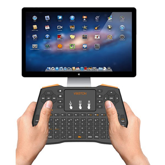 I8 Plus Mini 2.4GHZ Wireless Keyboard Touchpad Mouse For Macbook Laptop Tablet Projector