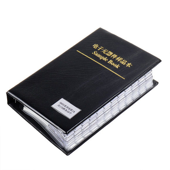 8500pcs 0603 Chip Resistor Sample Book Kit 0 ohm-10M Accuracy 1% 170 Kinds 50 Pieces Each