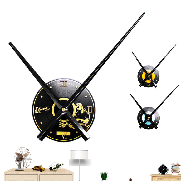 Large Pointer Mute Wall Clock + Minute/Hour Hand Kit Creative Home Decor