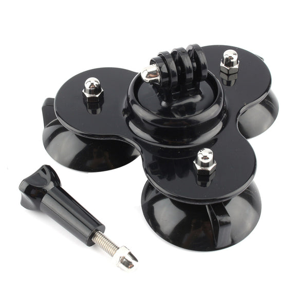 Removable Car Suction Cup Aluminum Adapter Mount Screw for Action Sport Camera