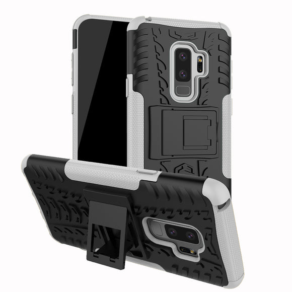 Bakeey 2 in 1 Armor Kickstand TPU PC Protective Case for Samsung Galaxy S9 Plus