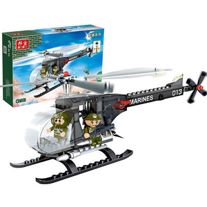 BanBao Helicopter Plane Blocks Toys Educational Building Bricks Model Toys
