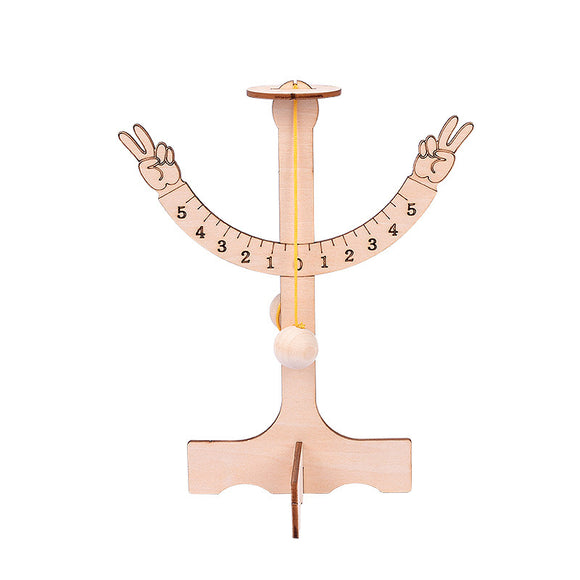 Crabkingdom Galileo Single Pendulum Wooden Small Science Experiment DIY Toy Set