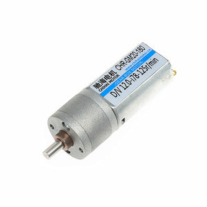 12V 125RPM 6V 62RPM Carbon Brush Gear Motor