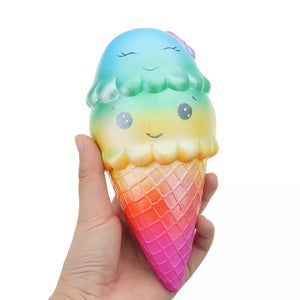 Squishy Colorful Butterfly Ice Cream Jumbo 18*9*4.5CM Slow Rising Collection Gift Soft Toy