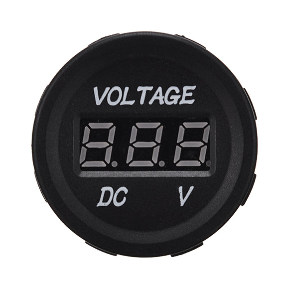 Car Digital LED Display Voltmeter Voltage Meter 12-24V