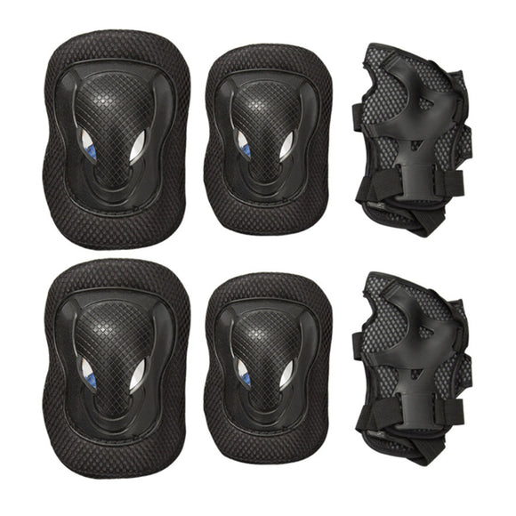 BIKIGHT 6PCS/set Outdoor Cycling Protective Gear Sports Kneepad Elbow Knee Wrist Safety Gear