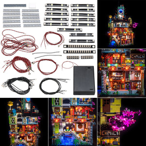 DIY LED Light Lighting Kit ONLY For LEGO 70620 City Buildings Bricks Toy
