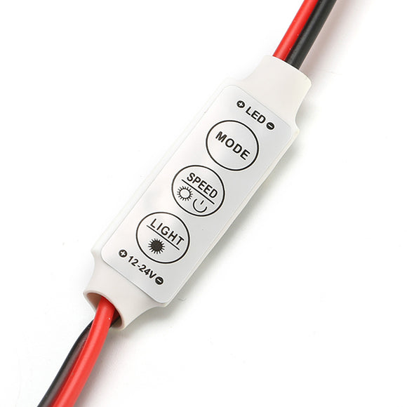 12~24V 3 Buttons Single Colors Strobe Flash LED Light Control Module for RC Drone FPV Racing