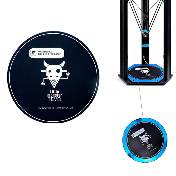 TEVO 348mm Round Heated Bed Sticker For 3D Printer Special Coarse Sand PC Insulation Film
