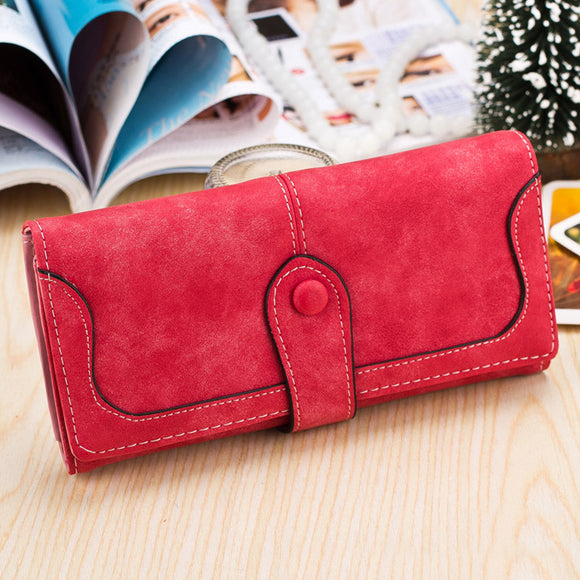 Fashion High Quality PU Leather Women Long Wallet Handbag Card Holder Coin Purse