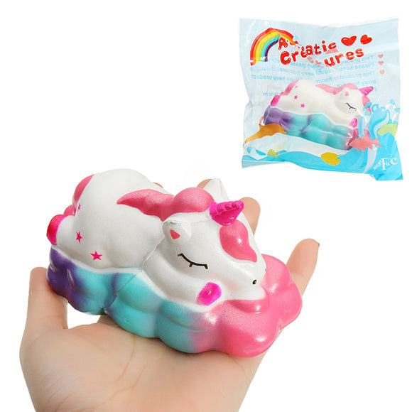 Eric Sleepy Unicorn Squishy 12*8*8CM Licensed Slow Rising Soft Collection Gift Decor Toy Original Packaging