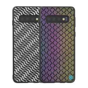 NILLKIN Woven Polyester Mesh Reflective Anti-fingerprint Protective Case for Samsung Galaxy S10