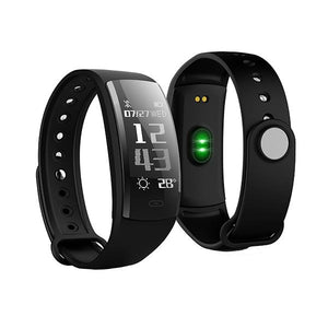 KALOAD QS90 0.96 Inch OLED Heart Rate Blood Pressure Monitor Waterproof Smart Sports Bracelet Watch