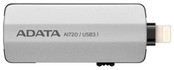 Adata i-memory flash drive Ai720-32G-CGY 32Gb Silver