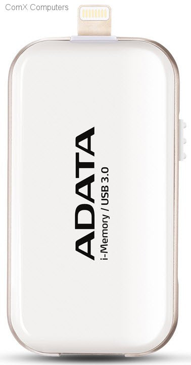 Adata i-memory flash drive UE710-128G-CWH 128Gb White
