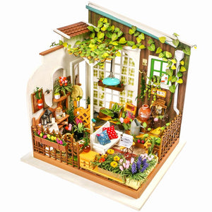 Robotime DG108 DIY Doll House Miniature With Furniture Wooden Dollhouse Toy Decor Craft Gift