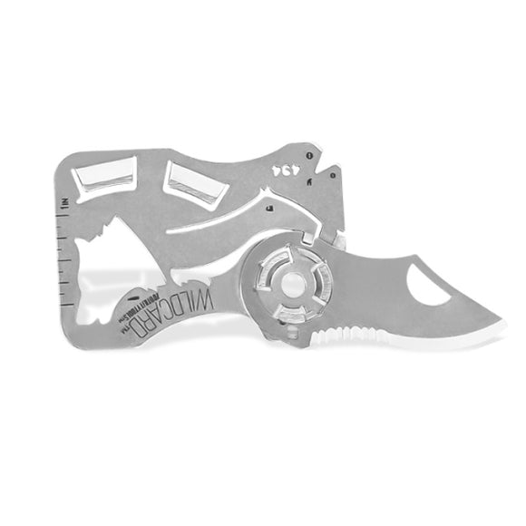 Stainless Steel Knife Self Defense Survival Knifec Folding Knife Multifunctional EDC Tool Card
