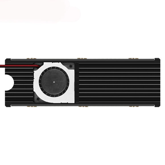 JEYI Cooling Warship Fan NVME NGFF M.2 Heatsink 2280 SSD Aluminum Sheet Thermal Conductivity Cooling