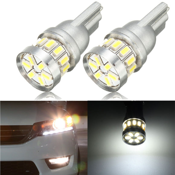 Pair T10 LED Headlight Strip Light Blubs Bright White 6000K For 2013 - 2015 Accord