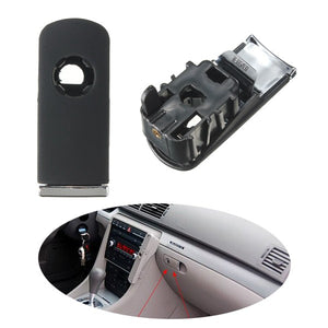 Chrome Glove Box Lock Lid Handle With Hole Dark Grey For Audi A4 8E B6 B7