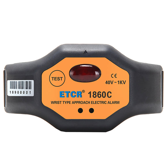 ETCR1860C Low Voltage Wrist Type Close Electric Alarm Proximity Annunciator Safety Detector AC 40V-1KV