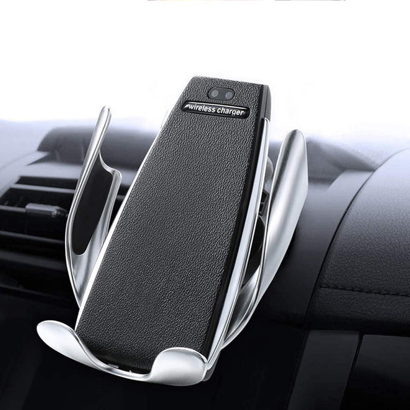 Bakeey 10W Infrared Sensor Automatic Clamping Fast Charging Phone Holder Wireless Charger For iPhone X XS HUAWEI P30 Mate20 Pro Oneplus 7 XIAOMI MI9 S10 S10+ Nut R1