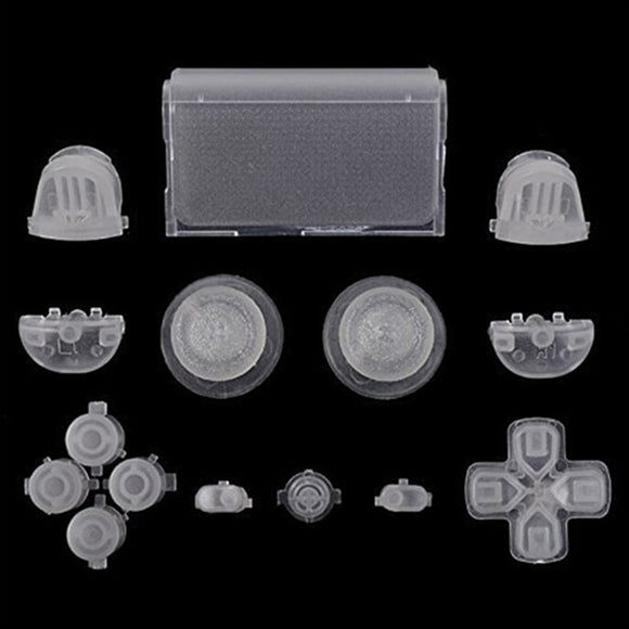 Full Set Buttons Glow in the Dark Dpad Replacement Parts For Sony PS4 Controller