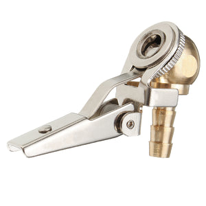 8mm Tire Valve Connector Motorcycle Car Truck Tyre Inflator Air Chuck Ball Brass Clip On