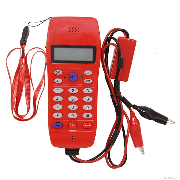 NOYAFA NF-866 Phone Cable Tester Lan Phone Cable Toner Tracker For Check Phone FSK And DTMF Caller ID Display Automatic Detection