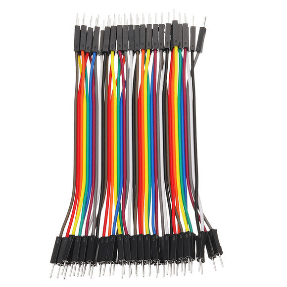 120pcs Multicolored Dupont Wire Male to Female Male to Male Female to Female Breadboard Jumper Wires