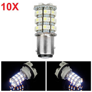 10pcs 1157 3528 60SMD Car LED Brake Tail Light Turn Signal Lamp